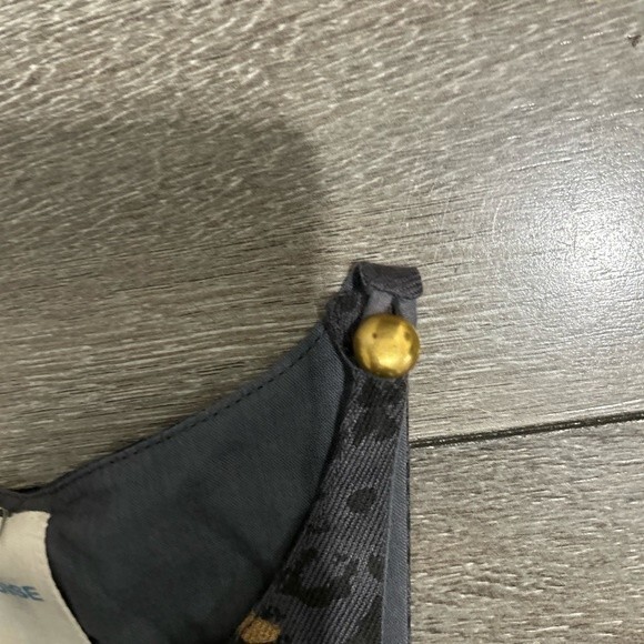 Louise Louise European Twill Grey Leopard Pinafore New Girls Holiday - Picture 6 of 7